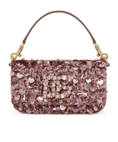 Dolce & Gabbana Sequinned Tote Bag In Multicolor