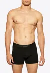 Dolce & Gabbana Logo-print Cotton-blend Boxers In Black