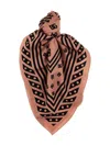 Dolce & Gabbana Logo Silk Scarf In Pink
