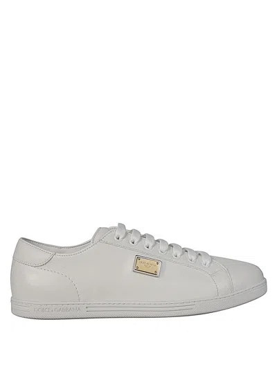 Dolce & Gabbana Logo Sneaker In White