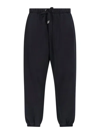 Dolce & Gabbana Logo Sports Trousers In Black