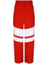 Dolce & Gabbana Logo-stripe Panelled Sweatpants In Red