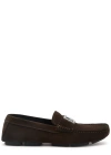 DOLCE & GABBANA LOGO SUEDE LOAFERS