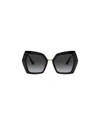 Dolce & Gabbana Logo Sunglasses In Black