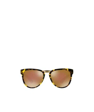 Dolce & Gabbana Logo Sunglasses In Brown