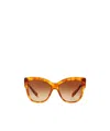 Dolce & Gabbana Logo Sunglasses In Brown