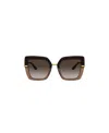 Dolce & Gabbana Logo Sunglasses In Brown