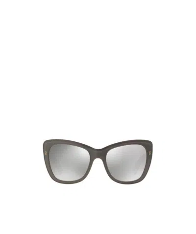 Dolce & Gabbana Logo Sunglasses In Gray
