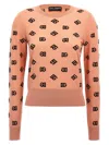 Dolce & Gabbana Logo Sweater Sweaters And Cardigans Pink