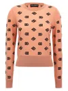 Dolce & Gabbana Logo Sweater Sweaters And Cardigans Pink