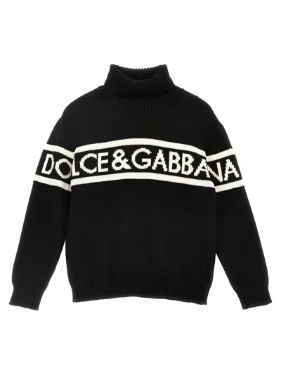 Dolce & Gabbana Kids' Logo Sweater In Multicolour