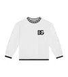 Dolce & Gabbana Jersey Round-neck Sweatshirt With Dg Logo Print