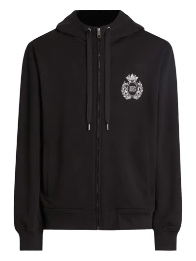 Dolce & Gabbana Logo Sweatshirt In Black