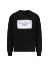 Dolce & Gabbana Graphic-print Sweatshirt In Black  