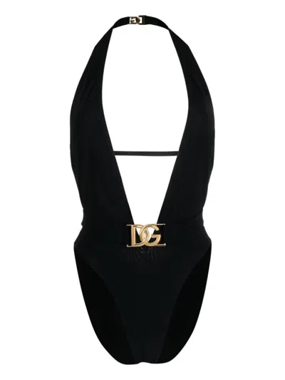 Dolce & Gabbana Logo Swimsuit
