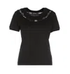 Dolce & Gabbana Logo T-shirt With Lace Openwork