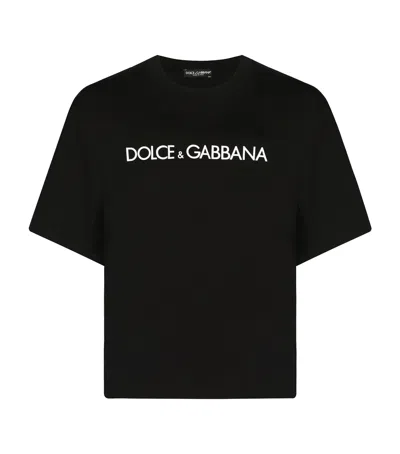Dolce & Gabbana Logo T-shirt In Black