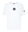 Dolce & Gabbana Short-sleeved T-shirt With Dg Logo Patch