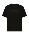 Dolce & Gabbana Logo T-shirt In Black