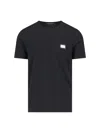 Dolce & Gabbana T-shirt With Logo Plaque In Black