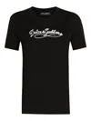 Dolce & Gabbana Logo T-shirt In Black