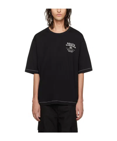 Dolce & Gabbana Logo T-shirt In Black