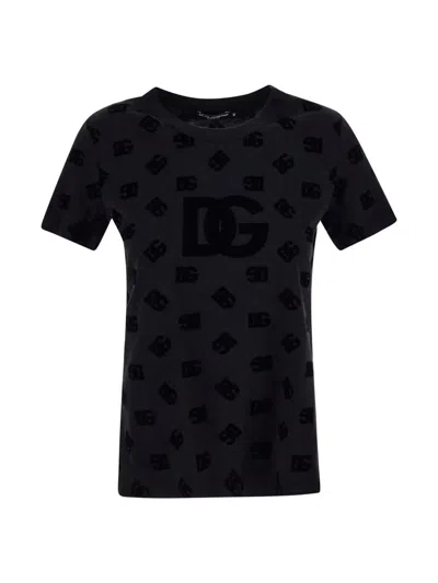 Dolce & Gabbana Logo T-shirt In Nero