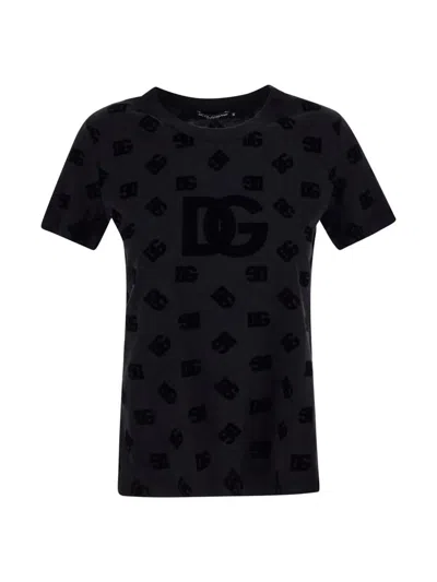Dolce & Gabbana Logo T-shirt In Black