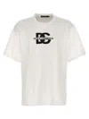 Dolce & Gabbana Bold Logo Print Crewneck T-shirt In Neutral