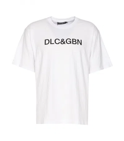 Dolce & Gabbana Logo T-shirt In Optical White