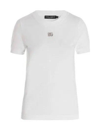 DOLCE & GABBANA LOGO T-SHIRT WHITE