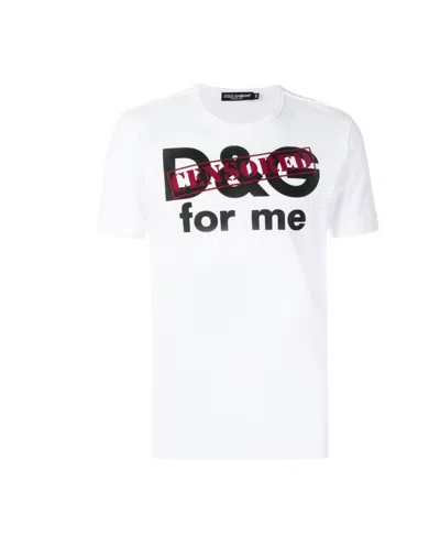 Dolce & Gabbana Logo T-shirt In White