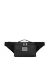 Dolce & Gabbana Logo-plaque Belt Bag In Black