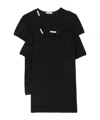 Dolce & Gabbana Logo Tag Cotton T-shirt (pack Of Two) In Black