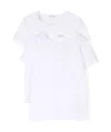 Dolce & Gabbana Logo Tag Cotton T-shirt (pack Of Two) In White