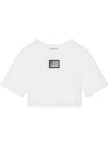 Dolce & Gabbana Logo-plaque Short-sleeved T-shirt In White