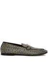Dolce & Gabbana Jacquard Slipper In Brown