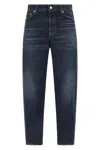 Dolce & Gabbana High-waisted 5-pocket Jeans Faded Effect In Blue