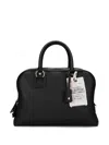 Dolce & Gabbana Re-edition Logo-plaque Leather Tote Bag In Black