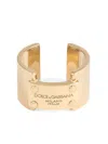 Dolce & Gabbana Logo-tag Ring In Gold