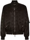 Dolce & Gabbana Bomberjacke Mit Monogramm In Black