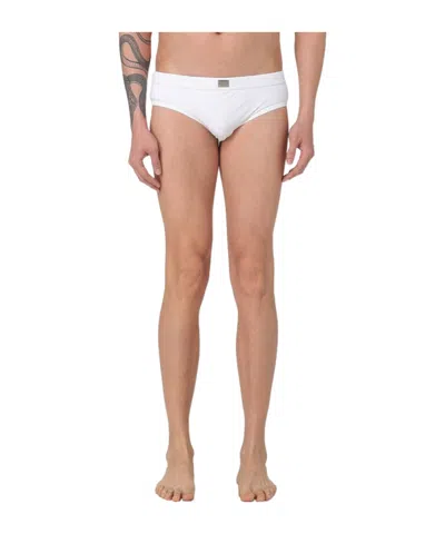 Dolce & Gabbana Dolce  Gabbana Logo Tag Swim Briefs In Pink