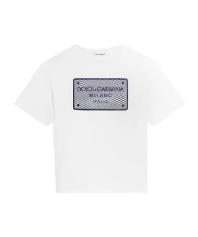 Dolce & Gabbana Logo-tag T-shirt In White