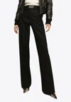 Dolce & Gabbana Logo Tag Tailored Pants In Black