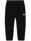 Dolce & Gabbana Logo-patch Track Pants In Black