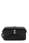 Dolce & Gabbana Logo Tag Zipped Messenger Bag In Black