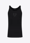 Dolce & Gabbana 'tank Top With Dg Embroidery In Black