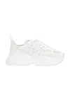 Dolce & Gabbana Mixed-materials Daymaster Sneakers In White
