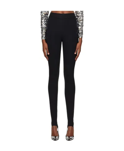 Dolce & Gabbana Logo Tight Leggings In Black