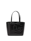 Dolce & Gabbana Logo Tote In Black